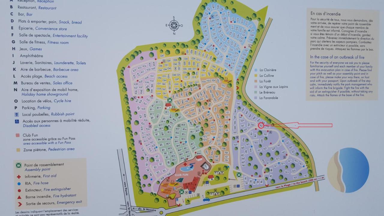 Agreable Mobilhome 6 - 8 Places Saint-Brevin-les-Pins Bagian luar foto